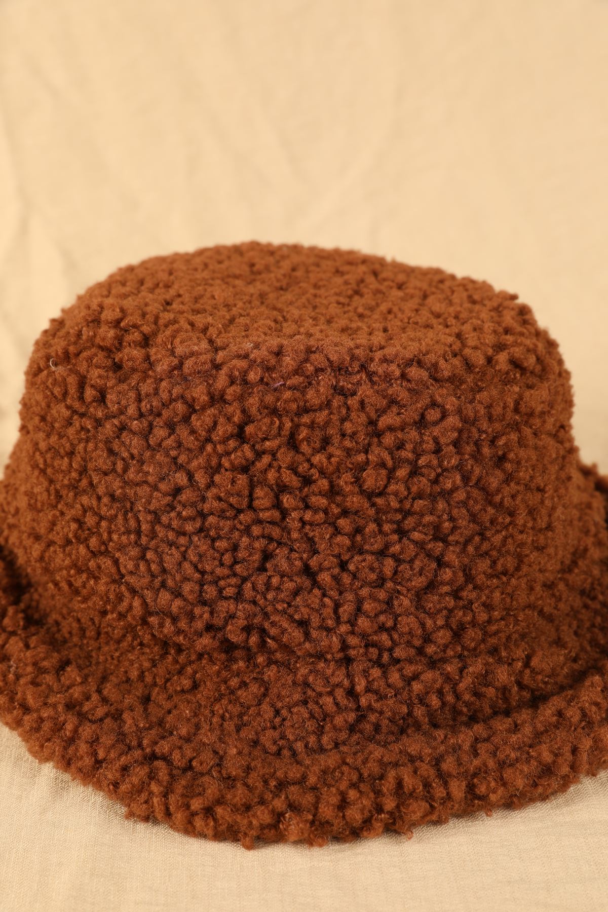 Curly Women Hat-Brown