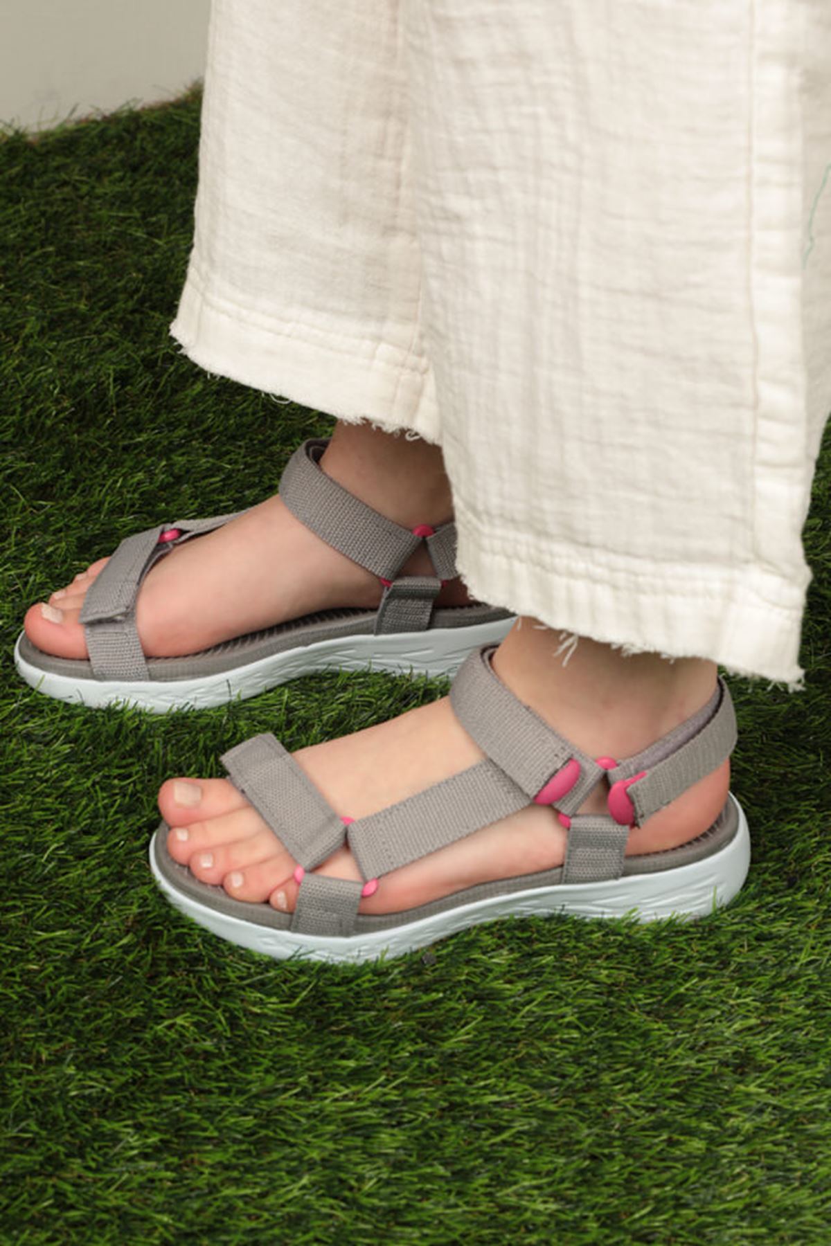Women Sandals-Grey