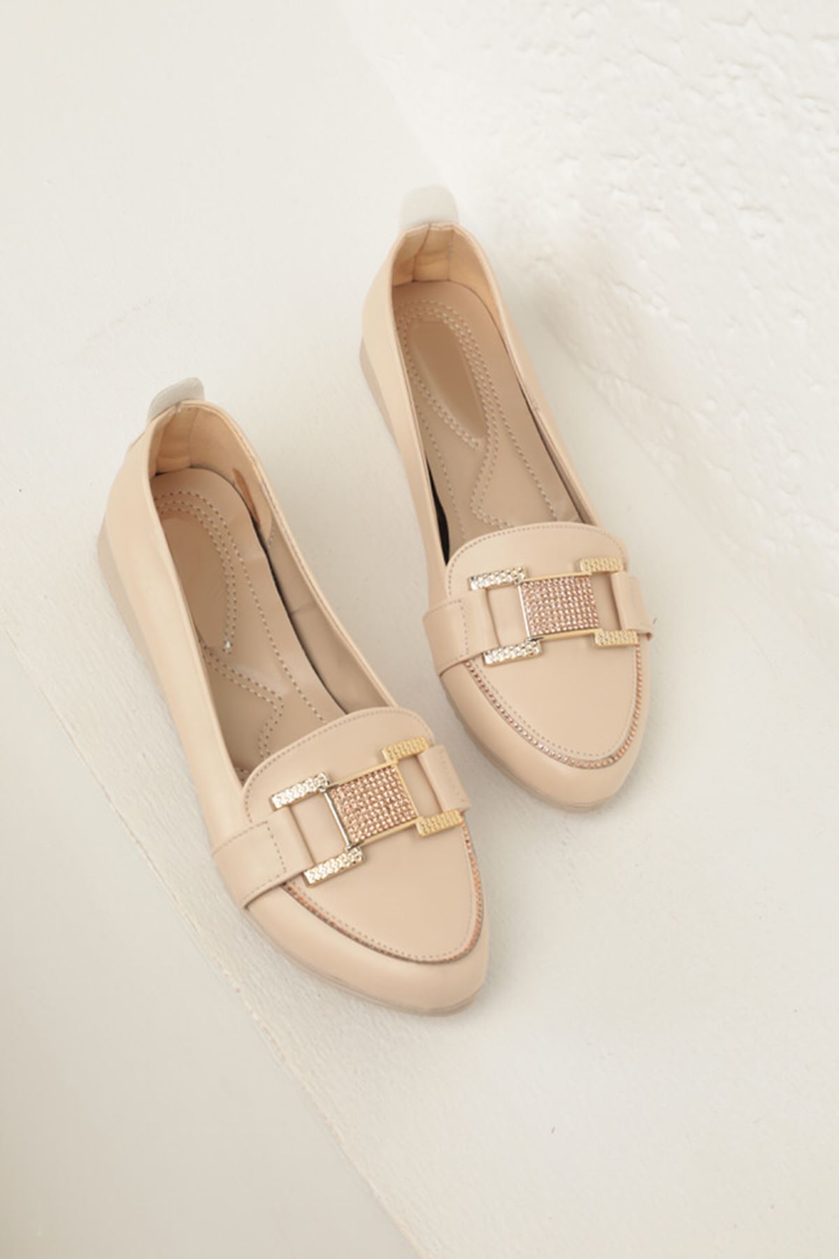 Rhinestone  Buckle Ballerinas main image 0