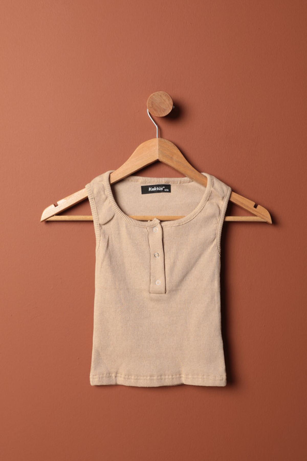 بلوزة نسائية قماش كاميسول-بيج