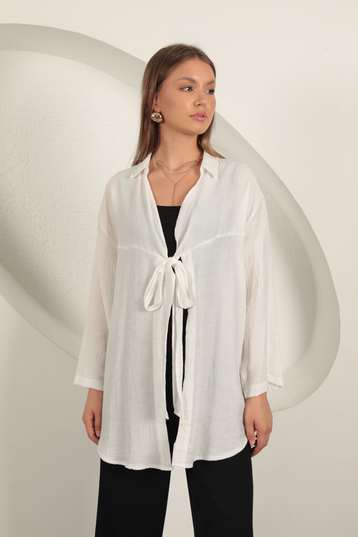 Кора дерева Ткань Кимоно-Экрю