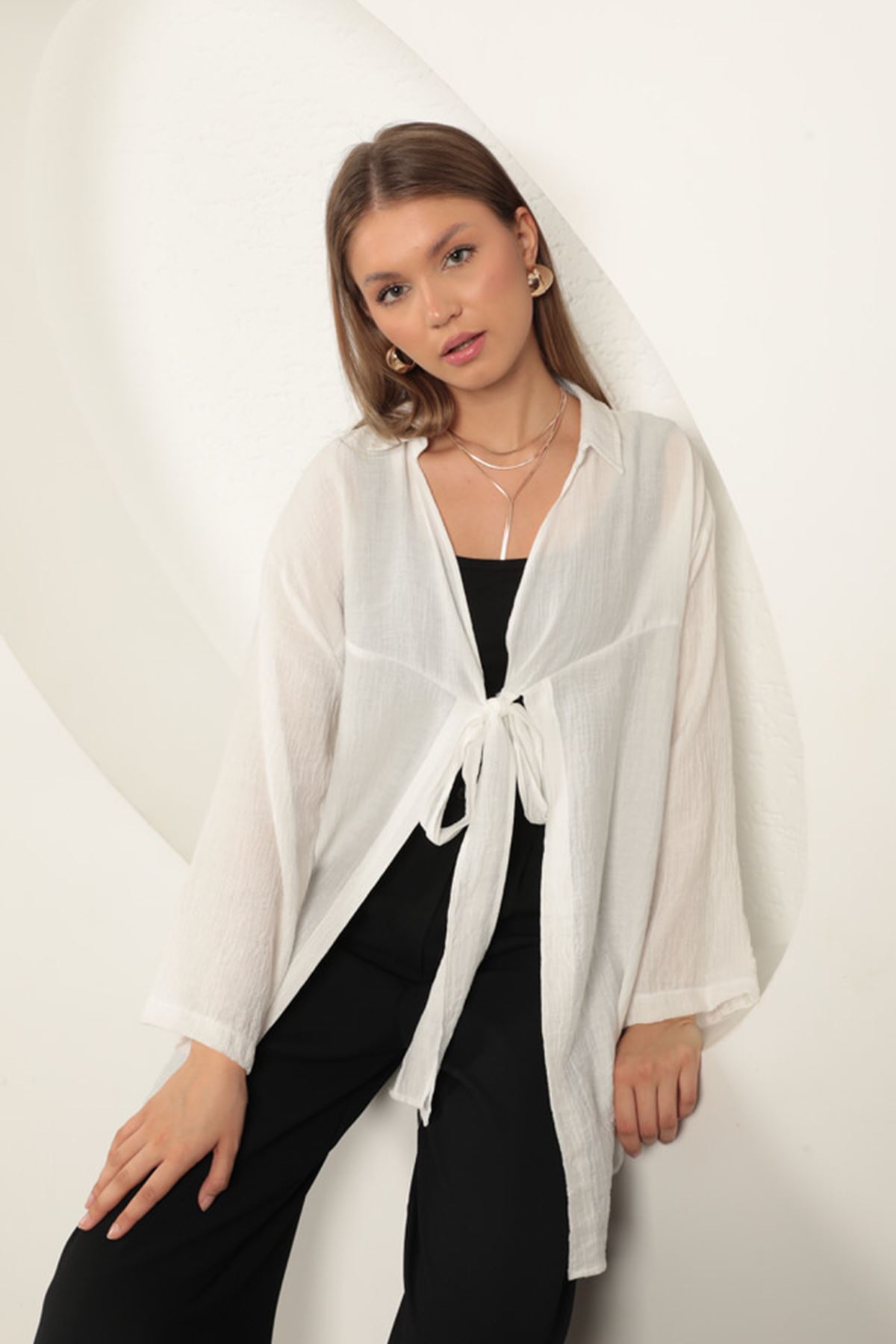 Кора дерева Ткань Кимоно-Экрю