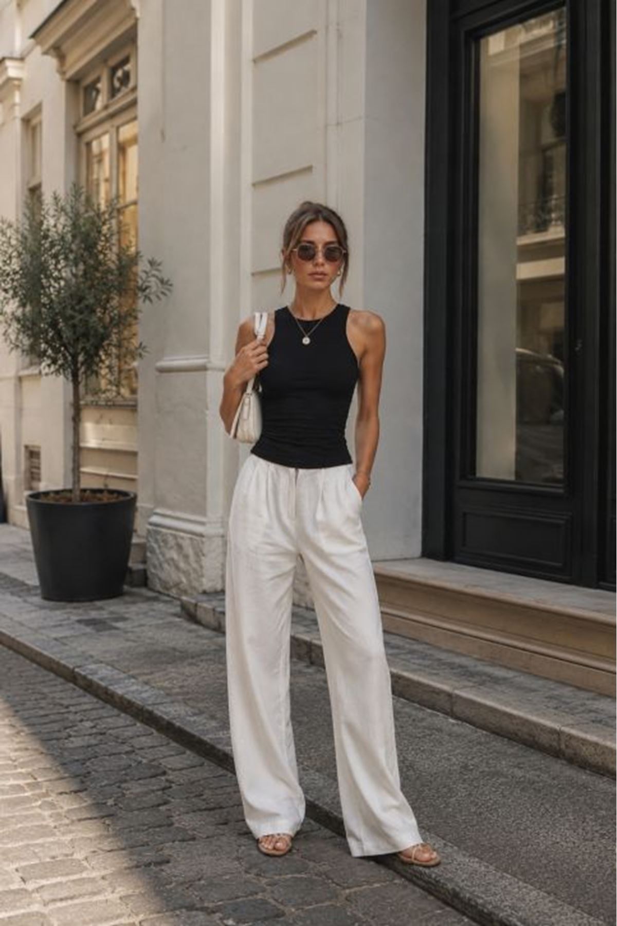 Ribana Kumaş Halter Kadın Body-Siyah
