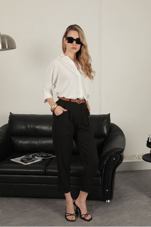 Atlas Fabric Женские брюки Carrot - черный