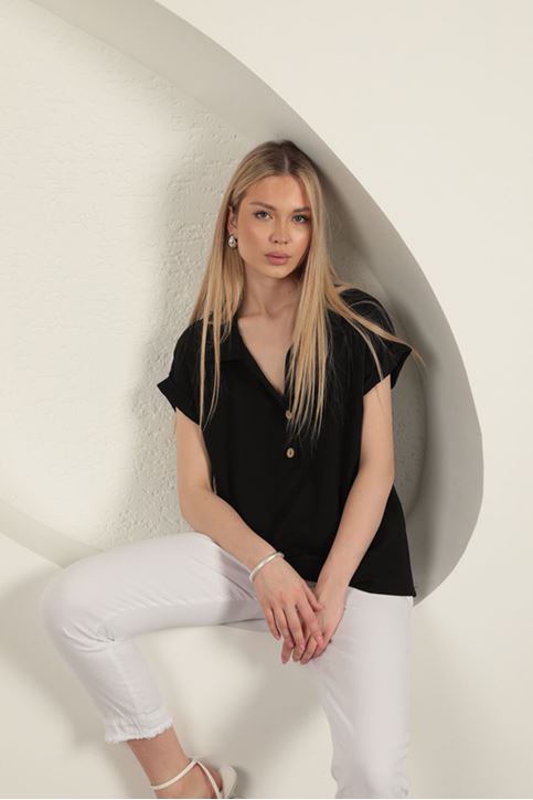 Aerobin Fabric Women's Shirt-Black