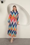 Viscose Fabric Dress-BabyBlue
