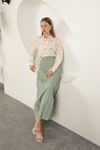 Modal Fabric Bow Patterned Suit-Mint